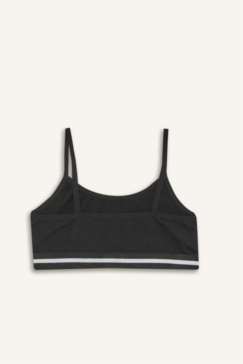 Девочки и подростки Белый 2 пары "First Bra" с принтом