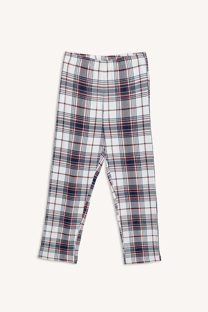 WOMAN NAVY Regular Fit Long Sleeve 2 Pieces Pyjama Set