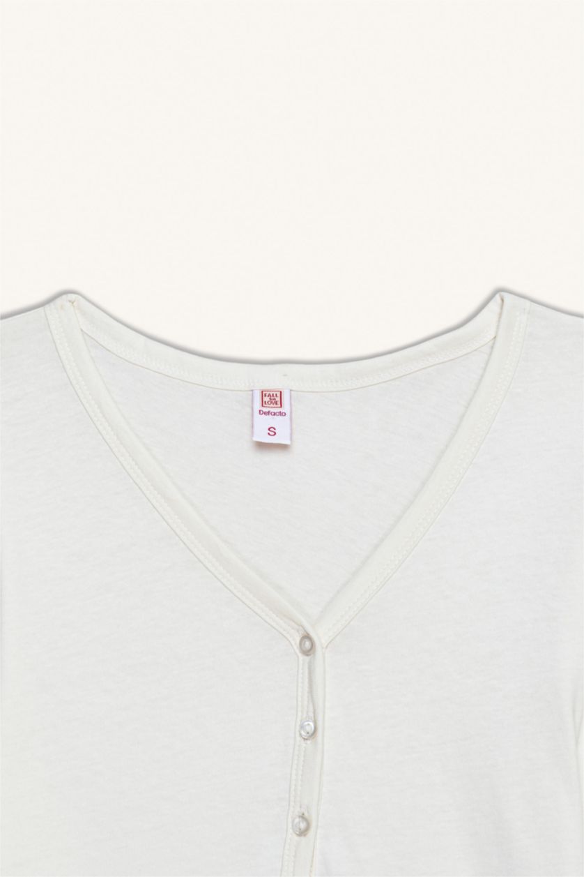 WOMAN NAVY Regular Fit Long Sleeve 2 Pieces Pyjama Set