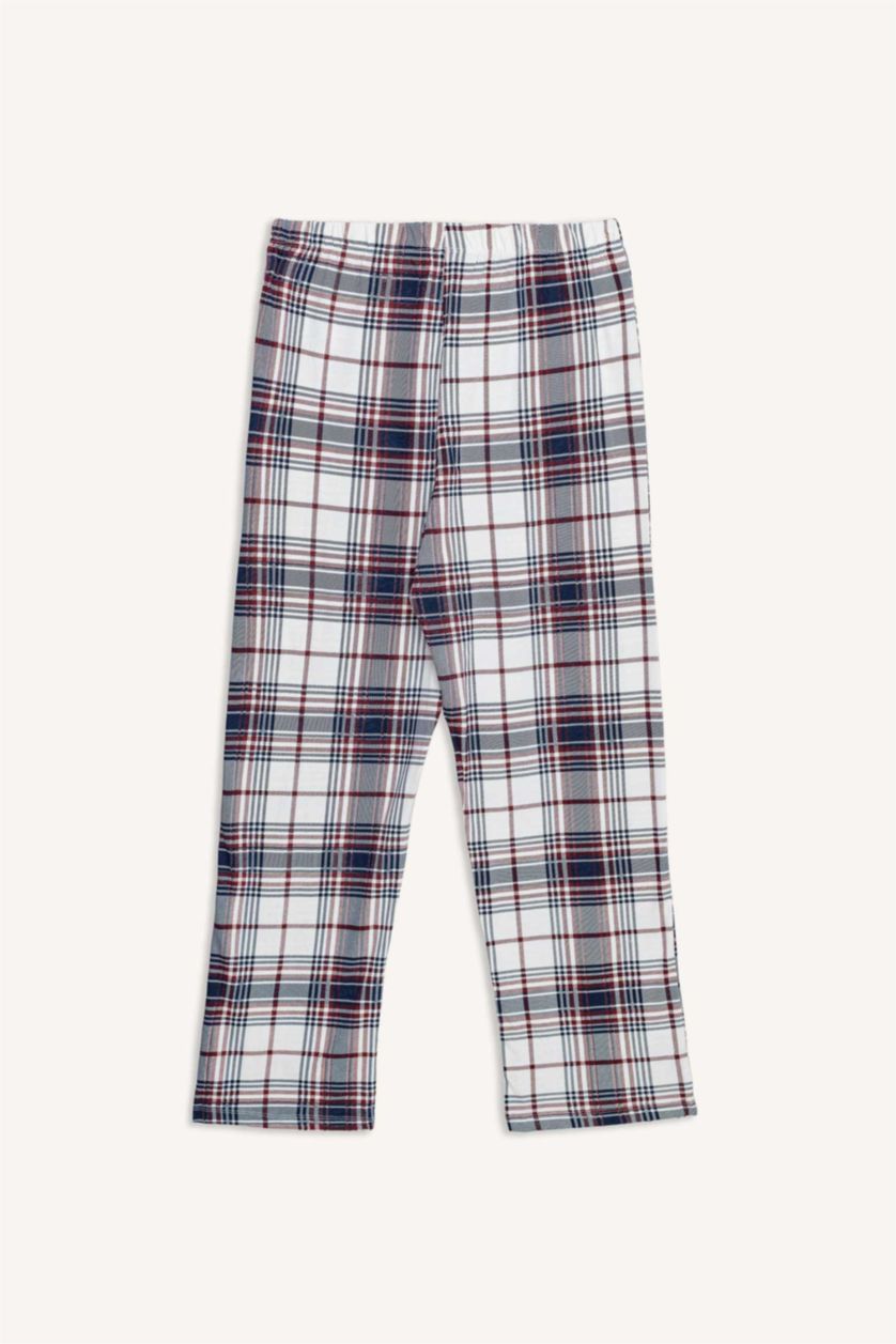 WOMAN NAVY Regular Fit Long Sleeve 2 Pieces Pyjama Set