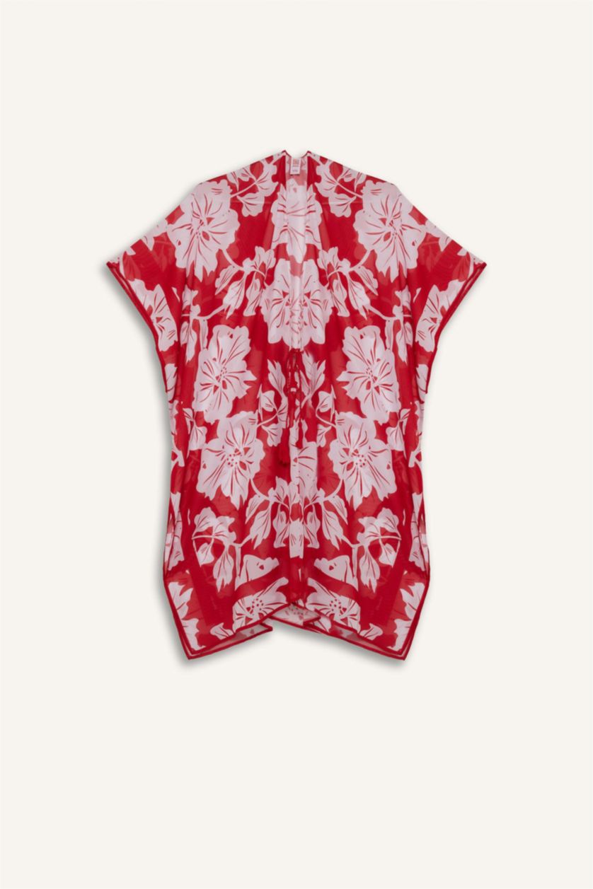 Kadın Kırmızı Plaj Kıyafeti