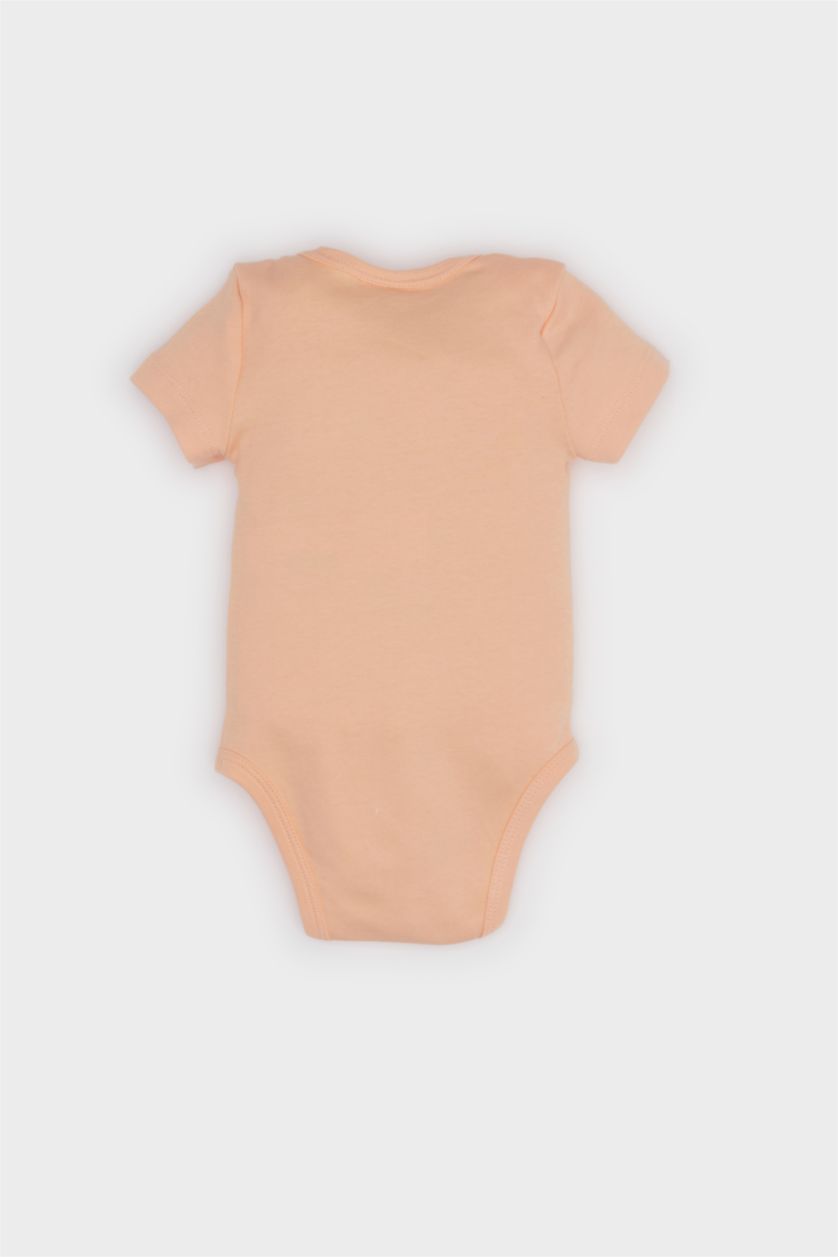 Baby Boy Salmon Baby Boy Short Sleeve Short Sleeve Snap Body