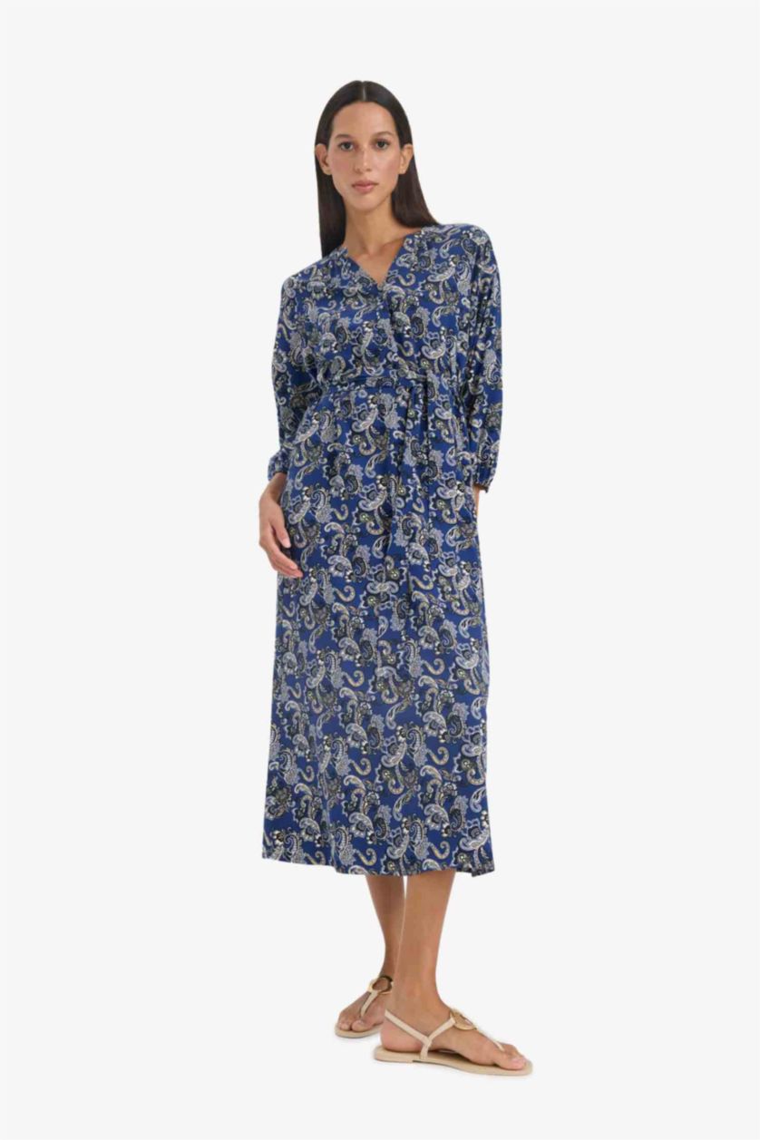 Әйелдерге әскери-теңіз жануар 3/4 Жең Ұзын жеңді тоқылған көйлек