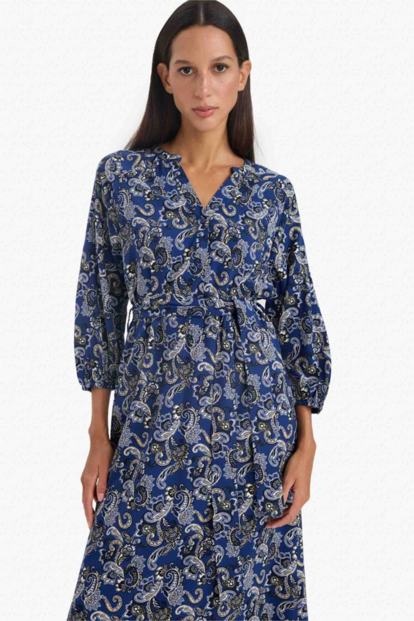 Әйелдерге әскери-теңіз жануар 3/4 Жең Ұзын жеңді тоқылған көйлек