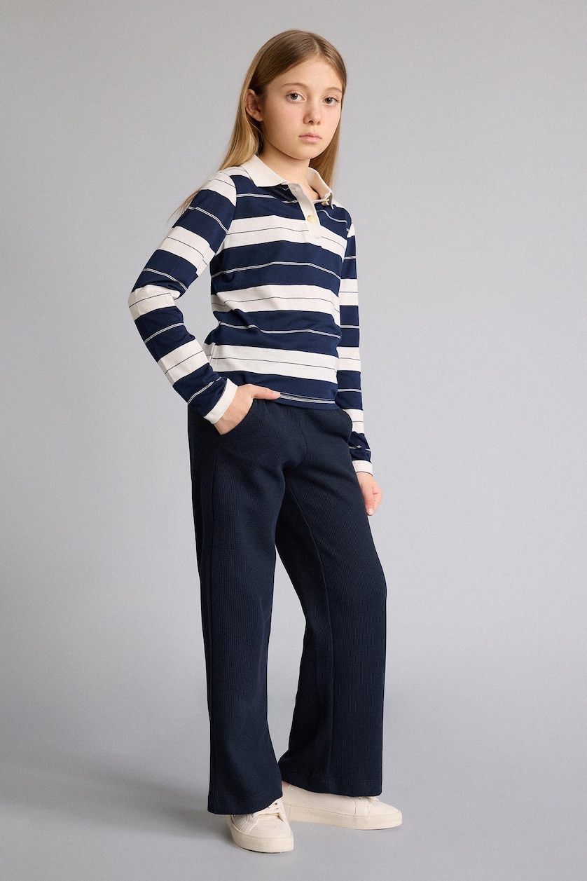 Young Girls - Teen Girls NAVY Wide Leg Trousers
