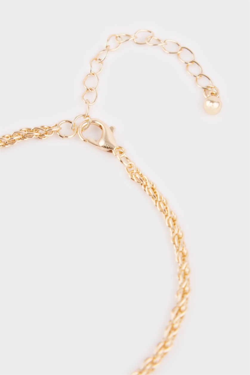 Kadın Siyah Kadın 3'lü Yonca Detaylı Bileklik