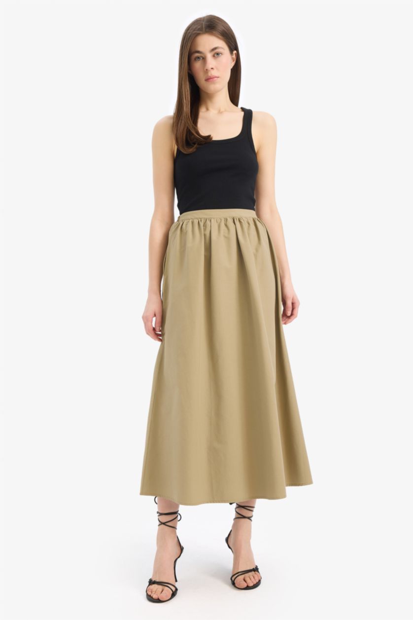 نساء أسود ديباردور سليم عادي مضلع برقبة مستديرة