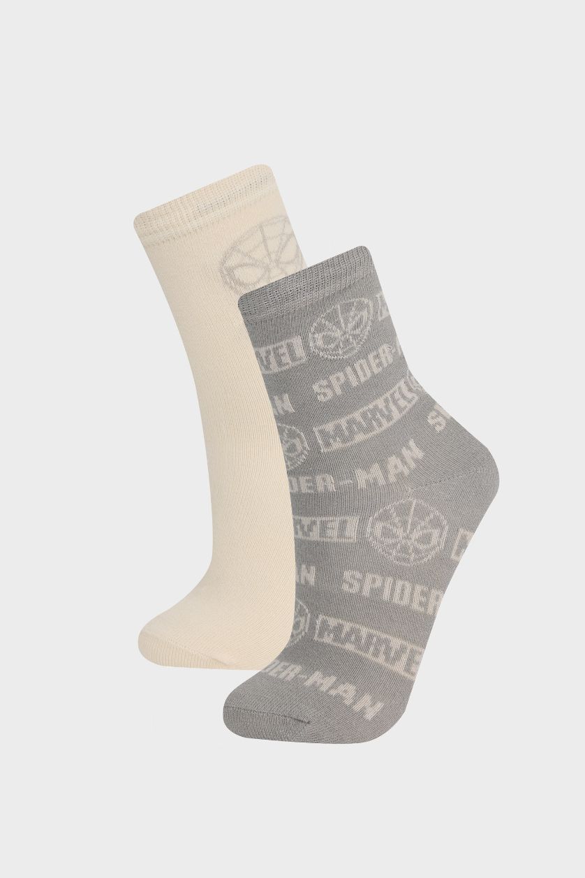 BOYS & TEENS Karma Boy Spiderman Licensed 2 piece Long Cotton Socks