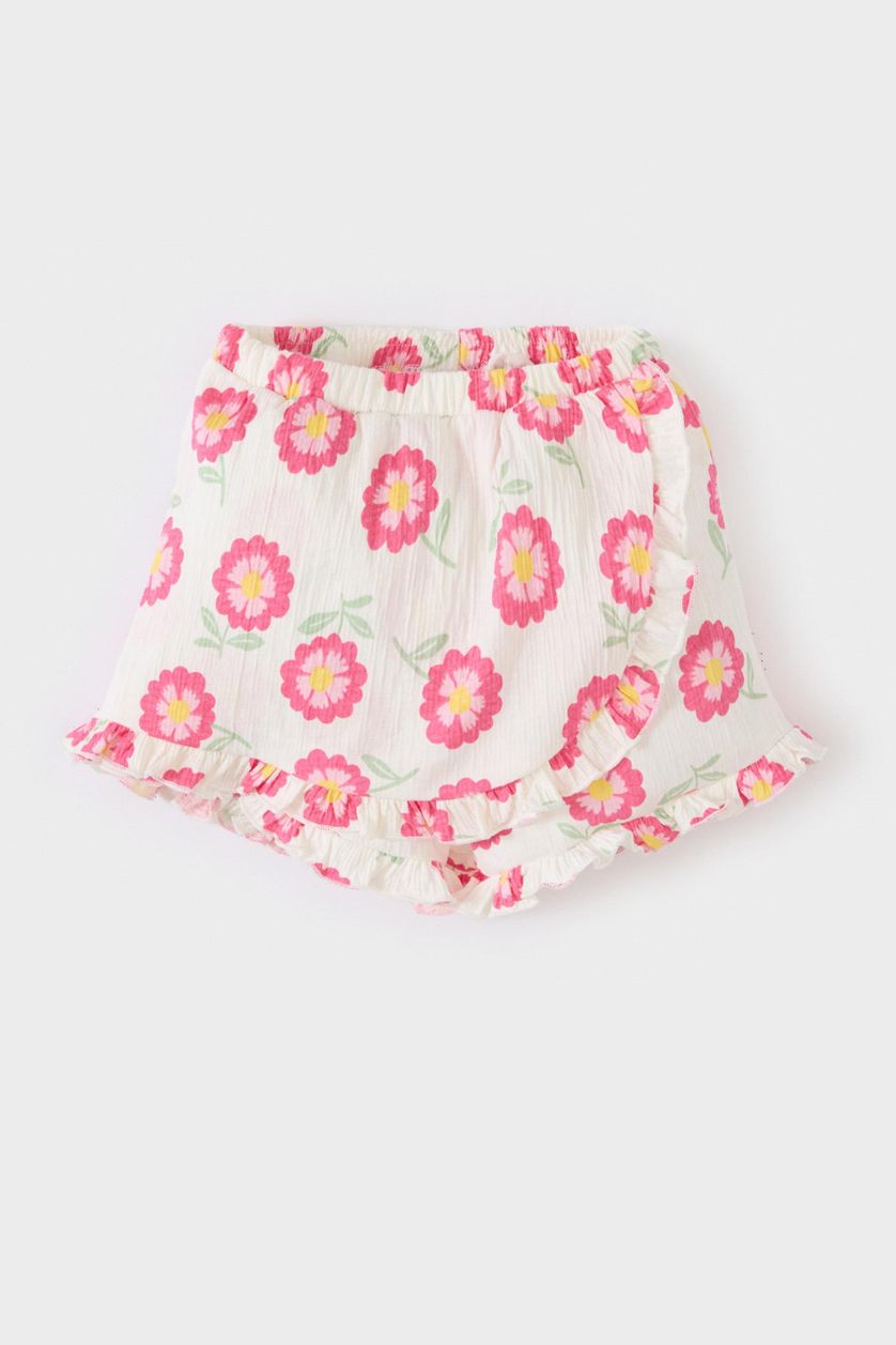 BABY GIRL Ecru Baby Girl Floral 2 Piece Set