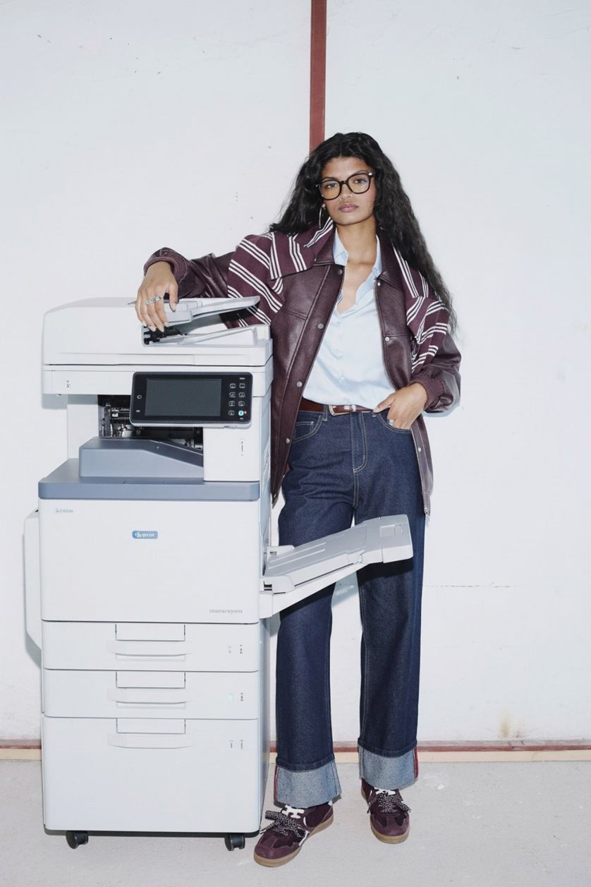 WOMAN Blue Black Relax Fit High Waist Straight Leg Jeans