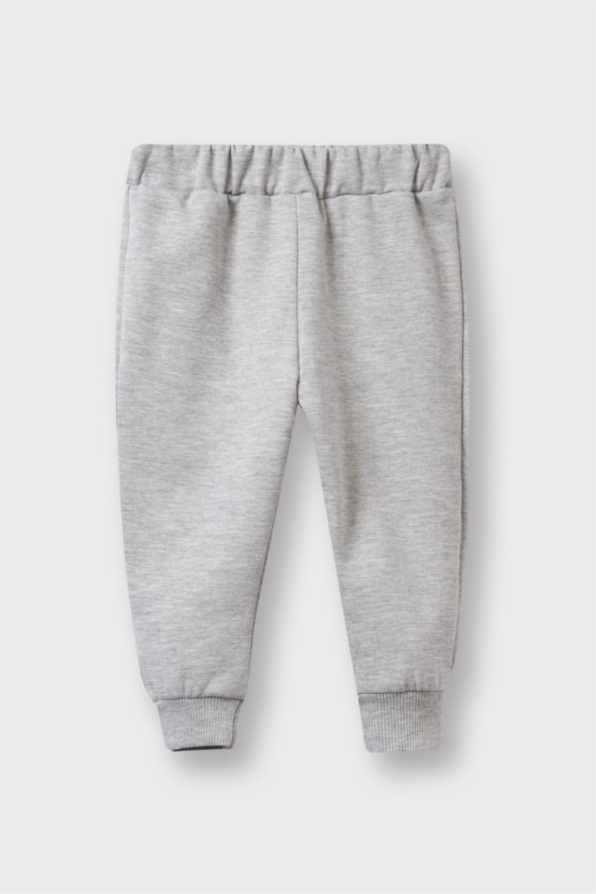 طفل صغير كحلي بنطرون قماش رقيق قصة عادية من قطعتين