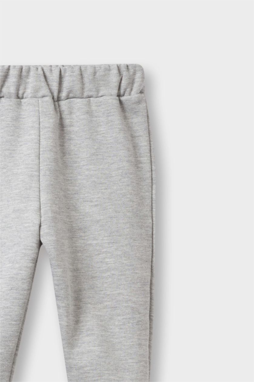 طفل صغير كحلي بنطرون قماش رقيق قصة عادية من قطعتين