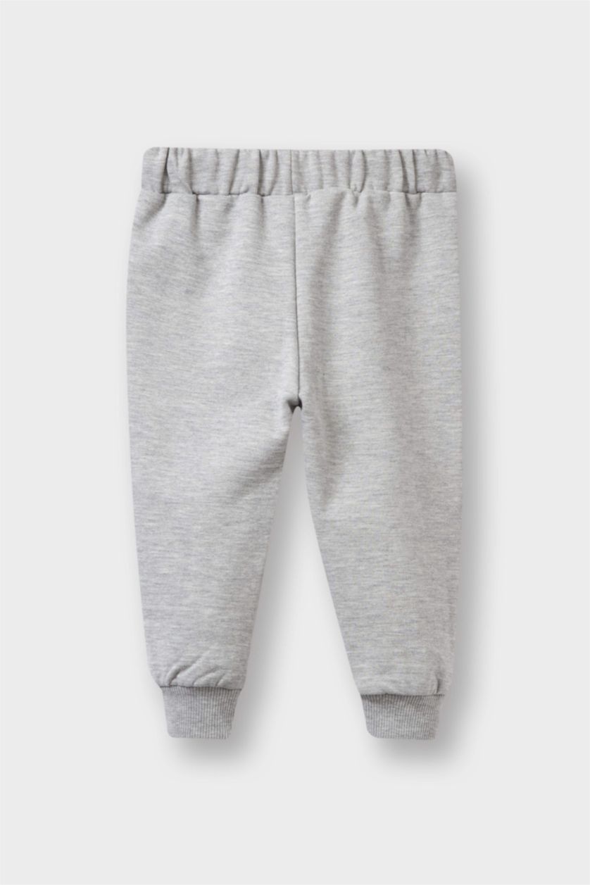 طفل صغير كحلي بنطرون قماش رقيق قصة عادية من قطعتين