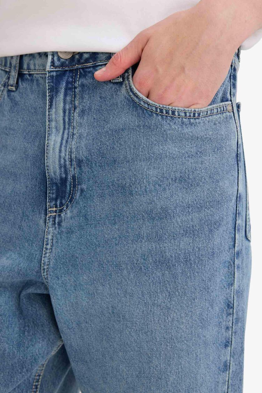 HOMME BLEU Clair Jean Coupe baggy