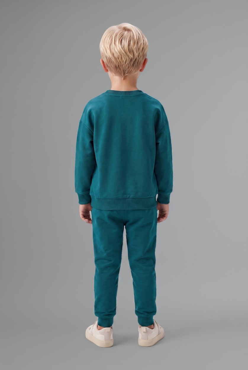 Baby Boys Green Baby Boy Sweatshirt and Pants 2 Piece Set