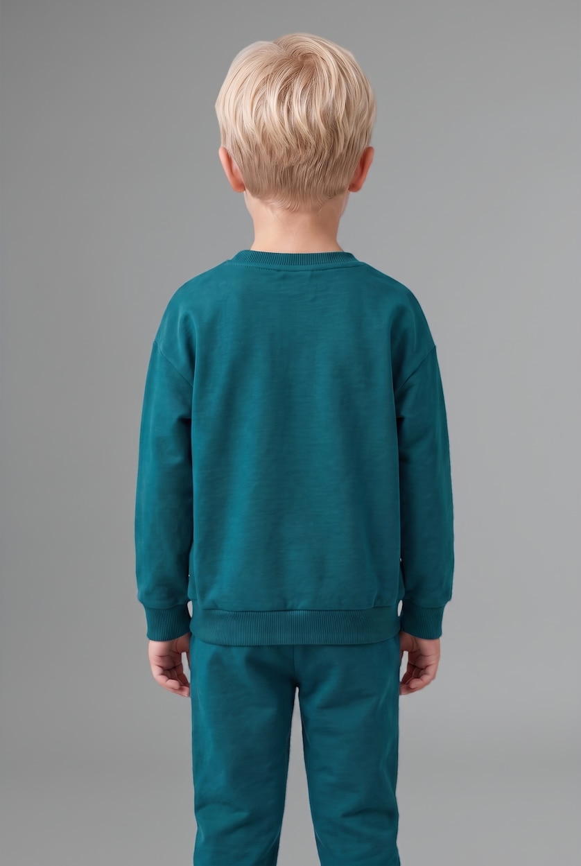 Baby Boys Green Baby Boy Sweatshirt and Pants 2 Piece Set