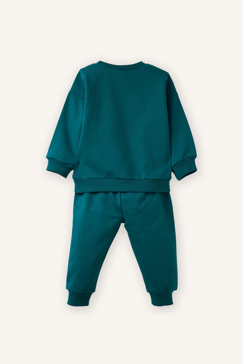 Baby Boys Green Baby Boy Sweatshirt and Pants 2 Piece Set