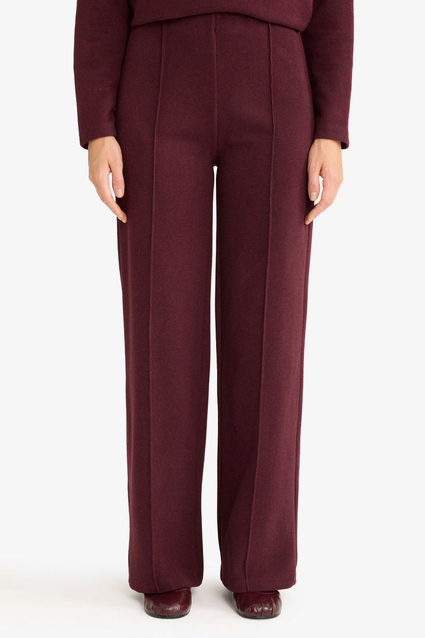 WOMAN Bordeaux Straight Fit Trousers