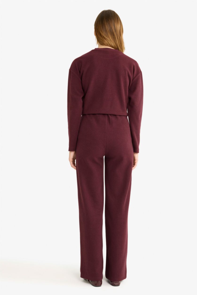 WOMAN Bordeaux Straight Fit Trousers
