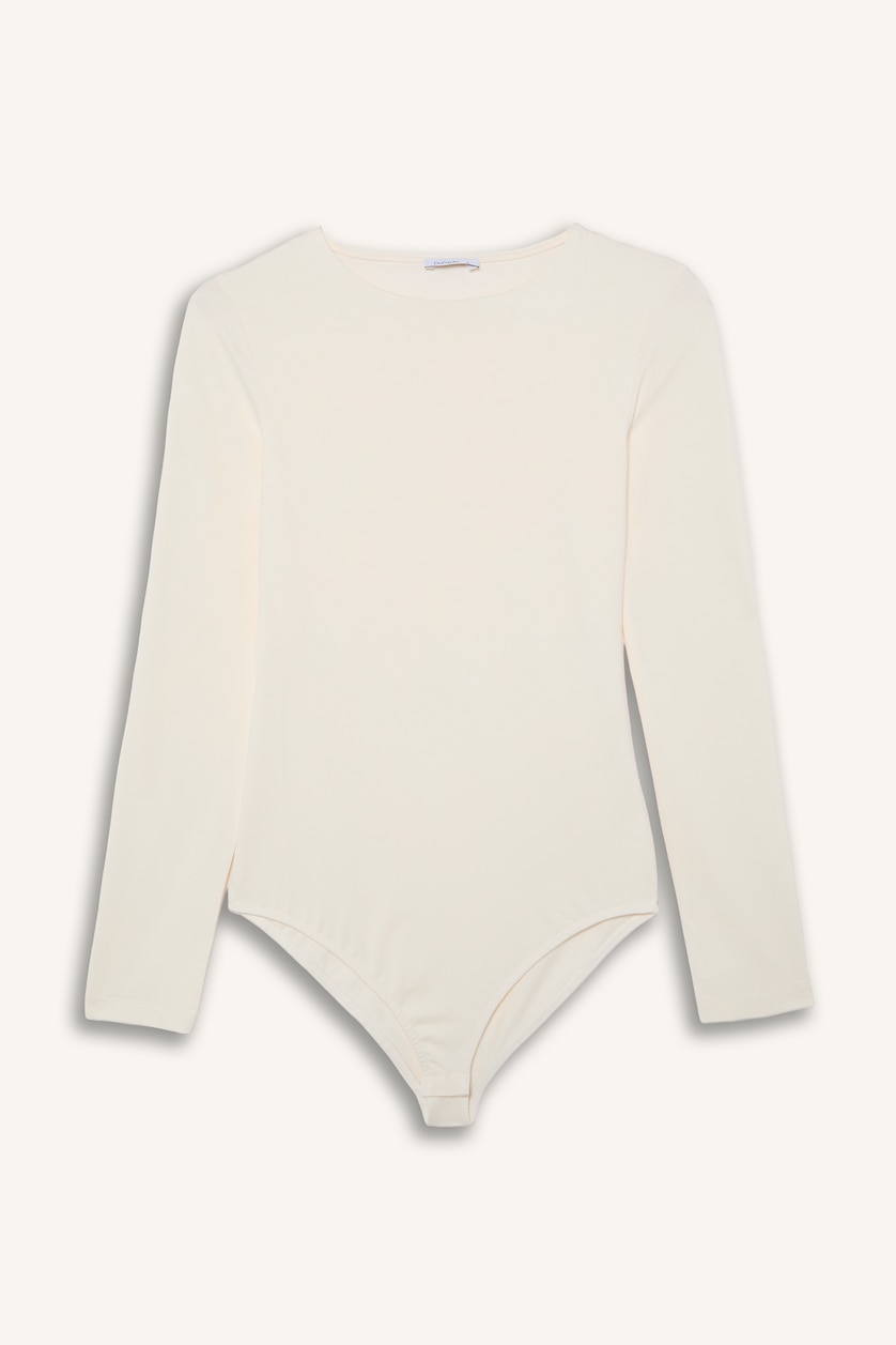 Женщины Бежевый Боди Slim Fit