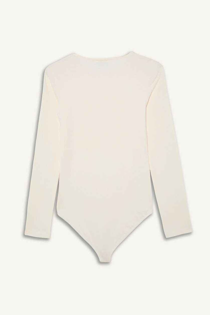 Женщины Бежевый Боди Slim Fit