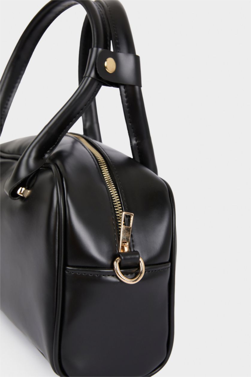 Kadın Siyah Kadın Suni Deri Omuz Çantası