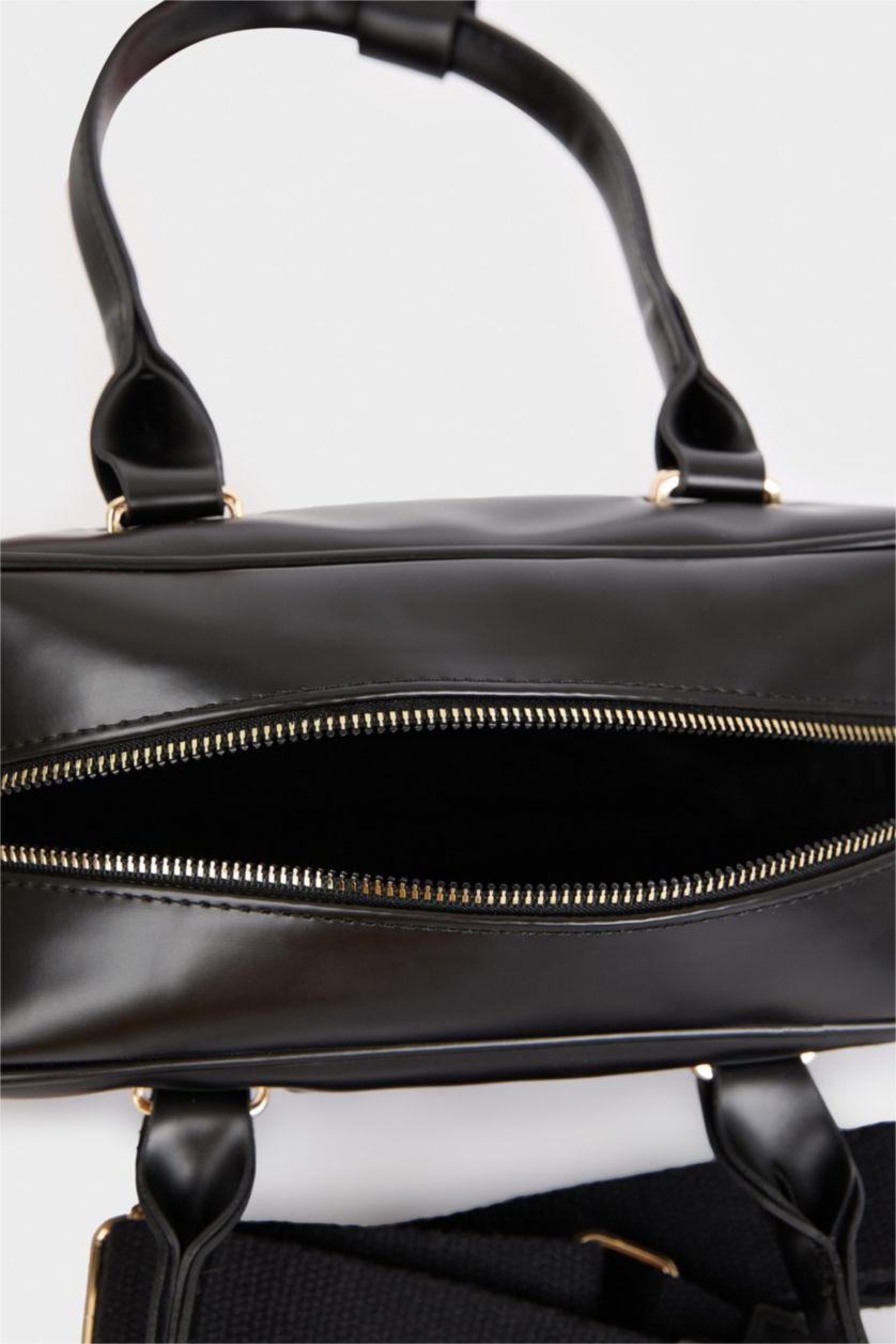 Kadın Siyah Kadın Suni Deri Omuz Çantası