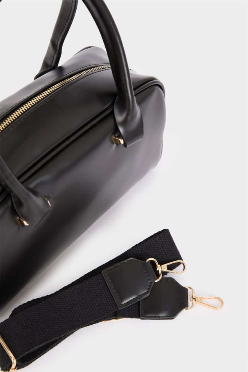 Kadın Siyah Kadın Suni Deri Omuz Çantası