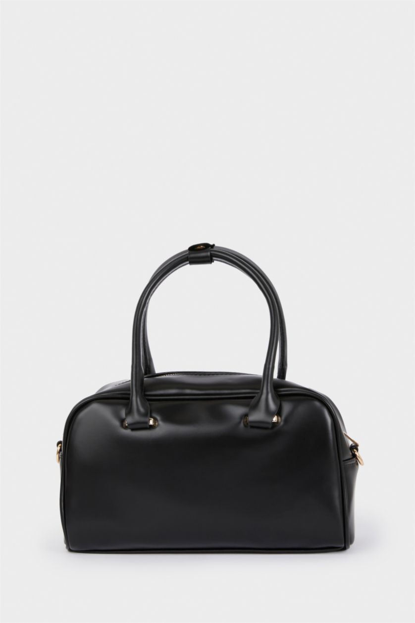 Kadın Siyah Kadın Suni Deri Omuz Çantası