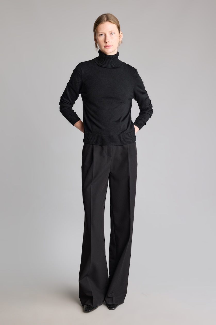 WOMAN Black Regular Fit Pullover