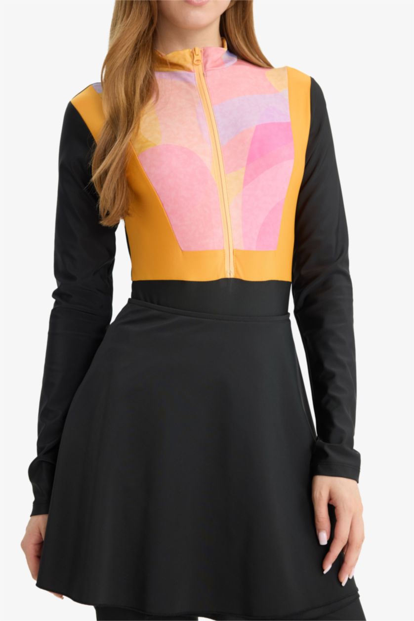 WOMAN Black Regular Fit 3 piece Burkini