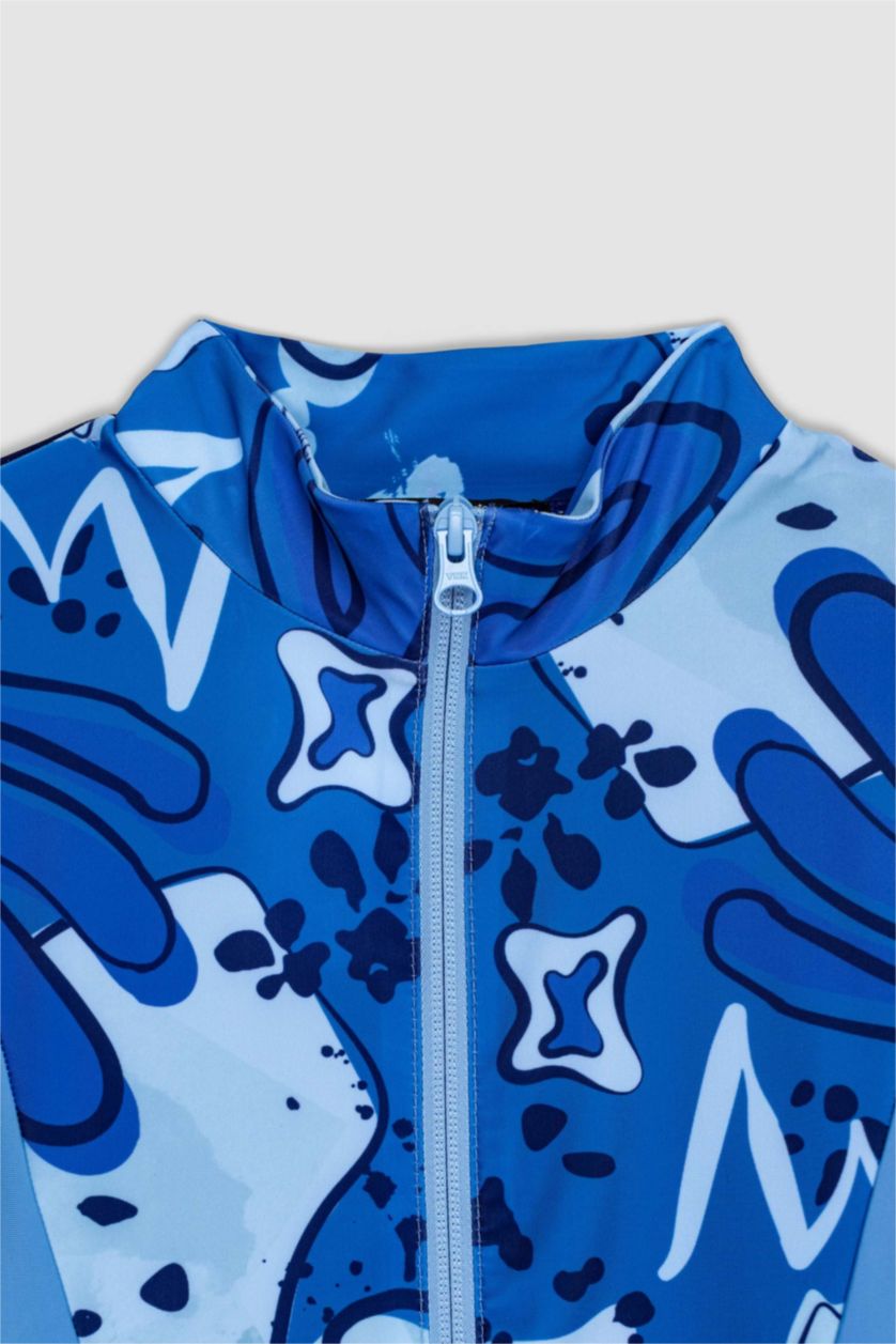 WOMAN Dark Purple Regular Fit 3 piece Burkini