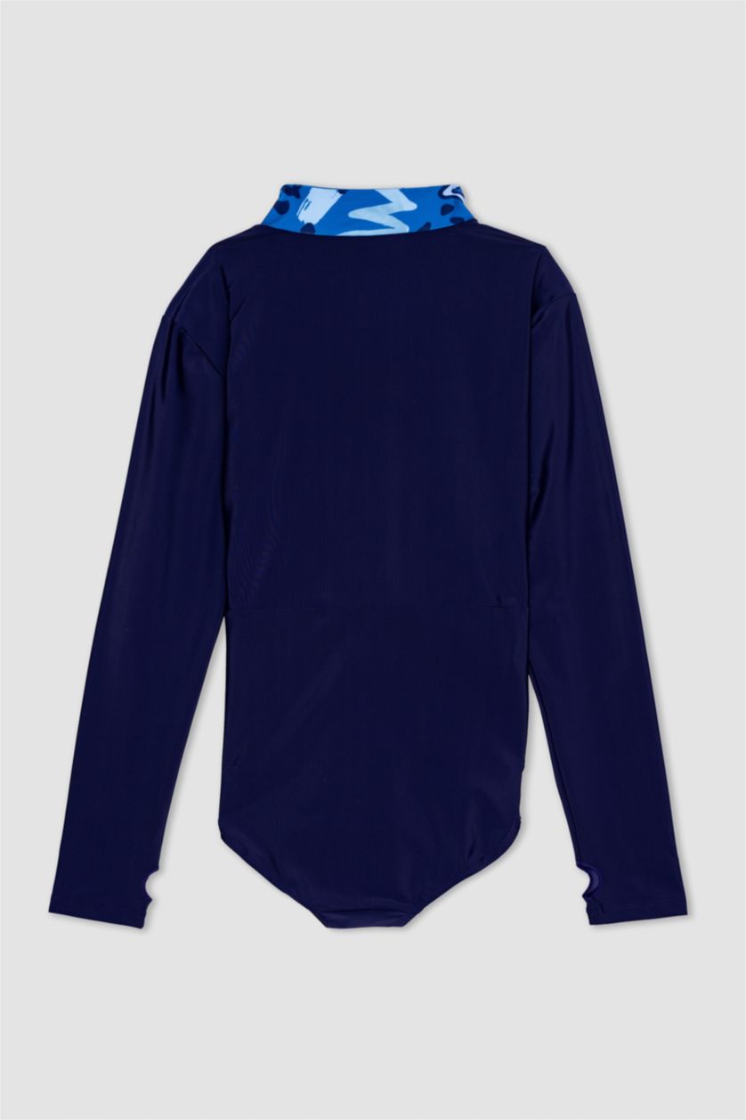 WOMAN Dark Purple Regular Fit 3 piece Burkini