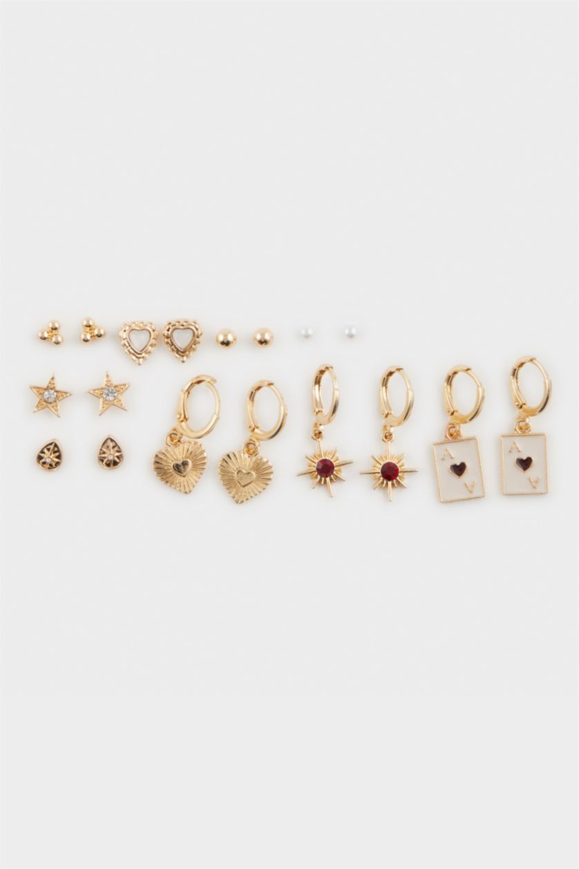 WOMAN GOLD Woman 9 Piece Earrings