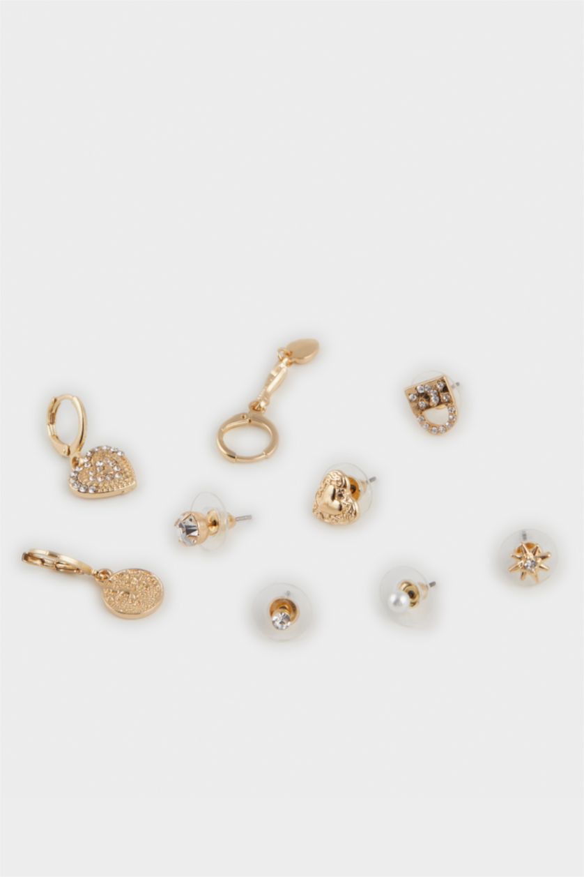 حريمي GOLD حلق ذهبي ذهبي - 9 قطع