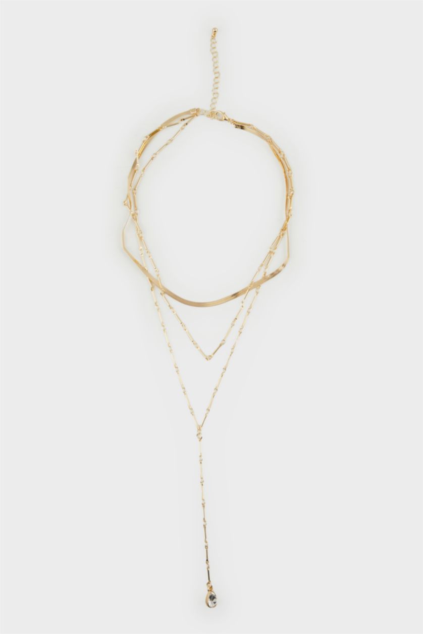 Женщины Золотой Женская золотая Y-образная цепочка