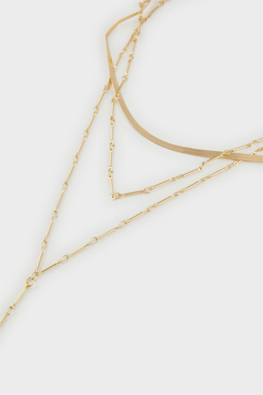 Женщины Золотой Женская золотая Y-образная цепочка