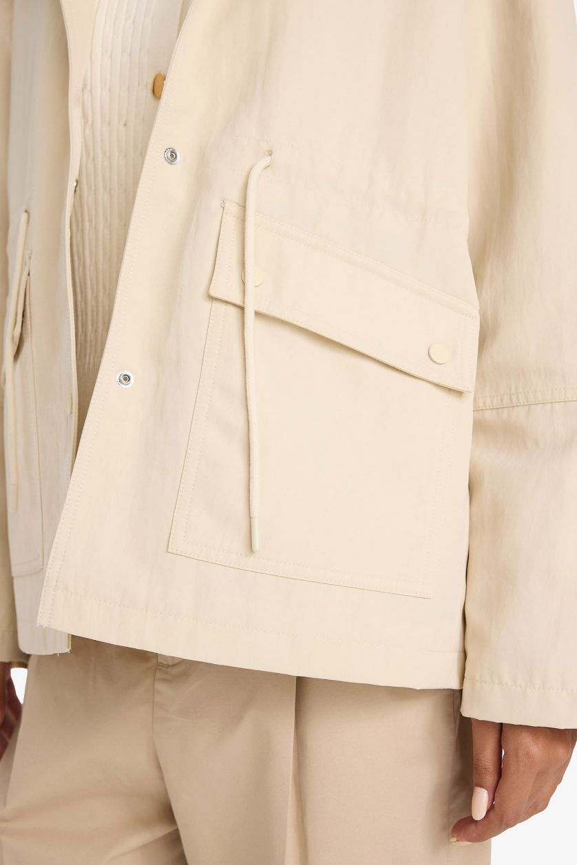 WOMAN Stone Regular Fit Waterproof Hooded Pocketed Raincoat