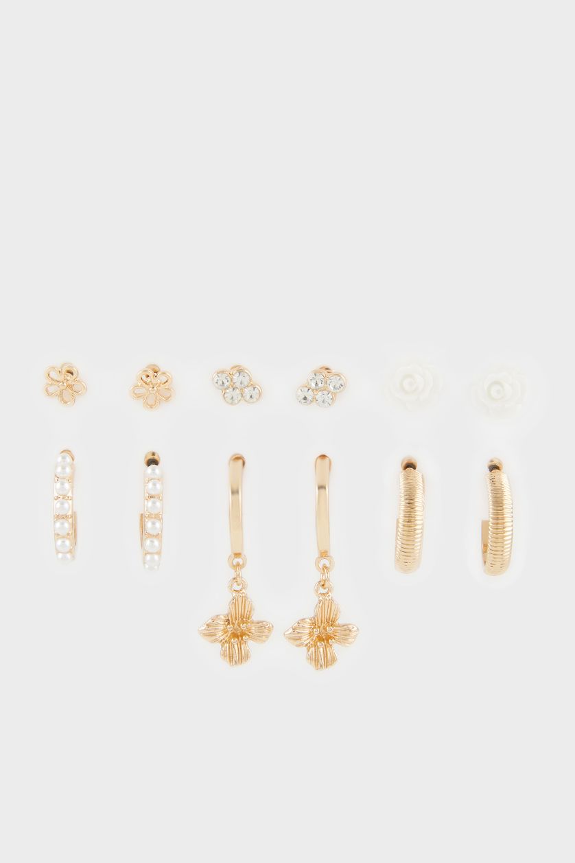 حريمي MIXED حلق حريمي ذهبي - 6 قطع