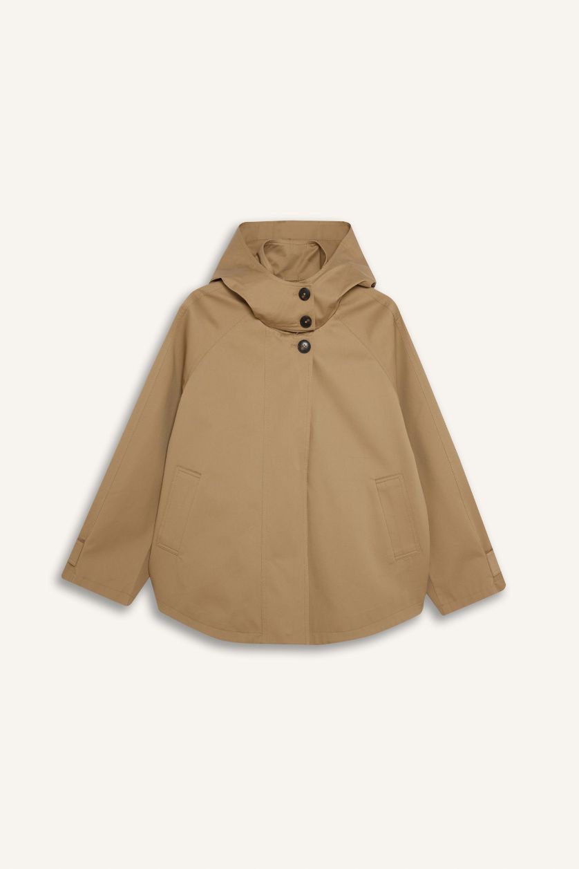 حريمي بيج ترانش كوت قصة عادية بكابيشون