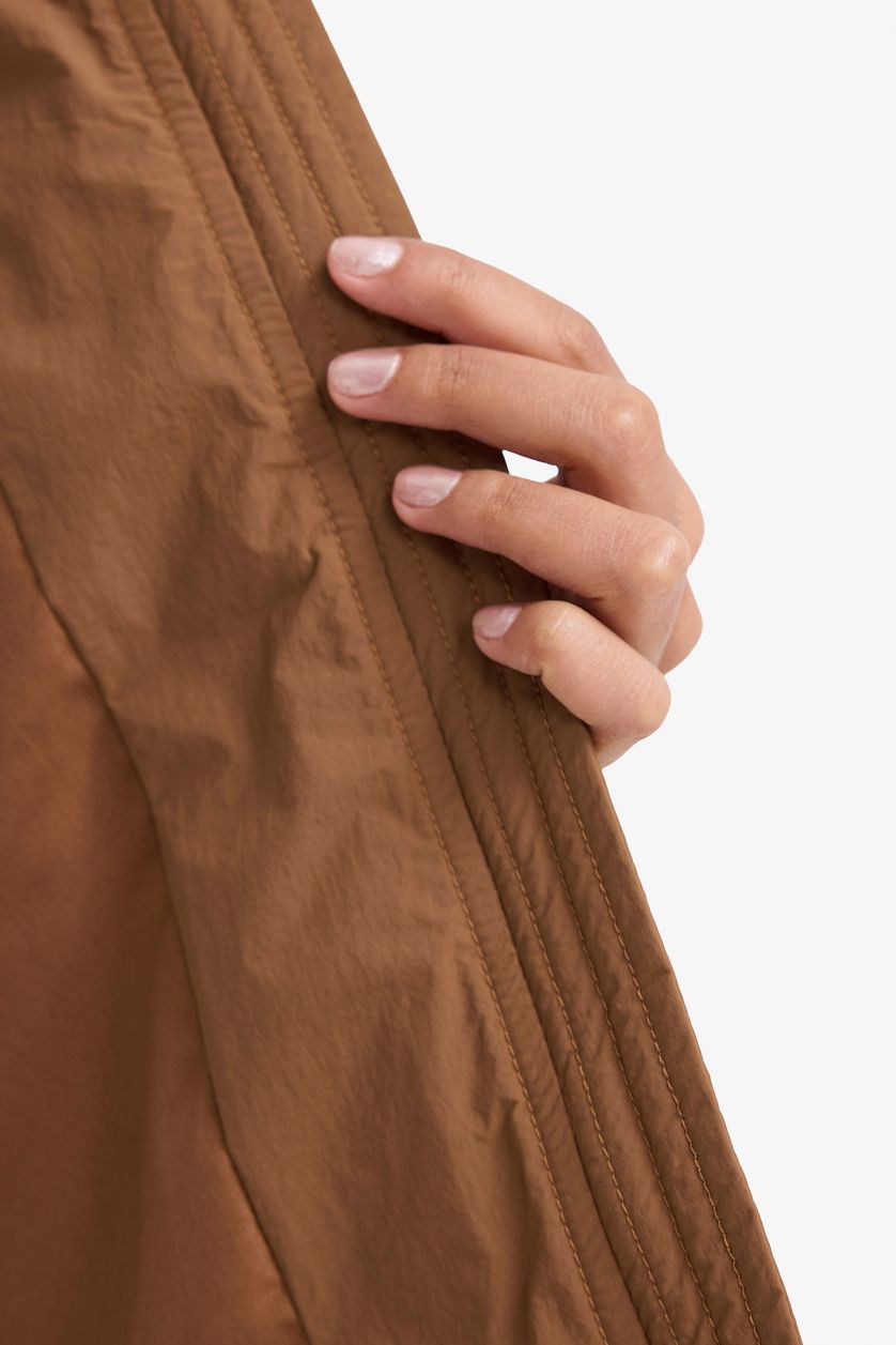 نساء جملي يلك نفخ قصة عادية بغطاء للرأس بخصر مطاطي