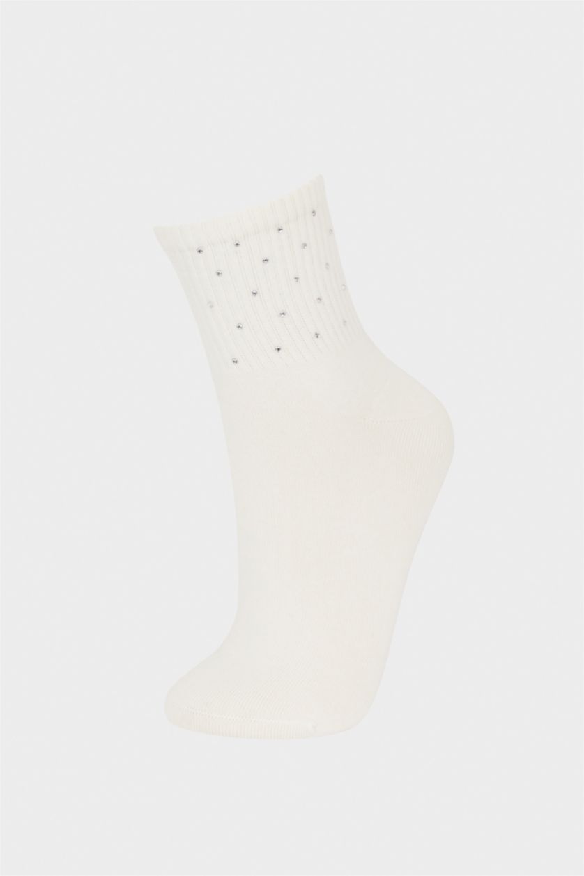 Kadın Karma 2'li Pamuklu Soket Çorap