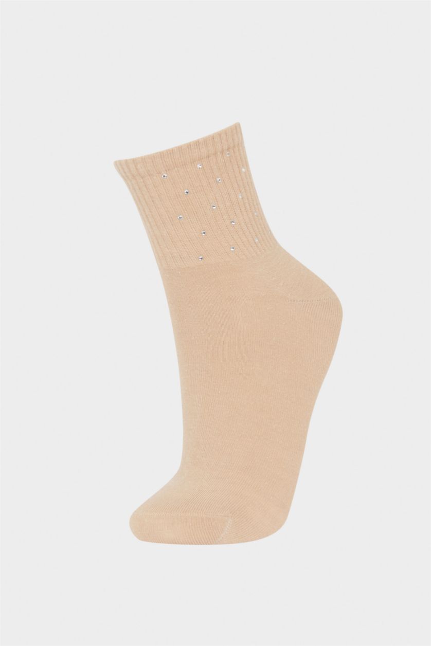 Kadın Karma 2'li Pamuklu Soket Çorap