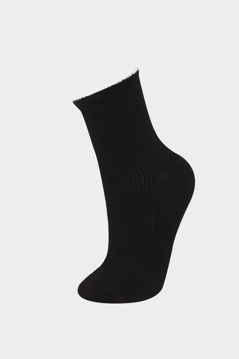 Kadın Karma Kadın Dikişsiz Fırfırlı Ultra Soft 2'li Bambu Premium Soket Çorap