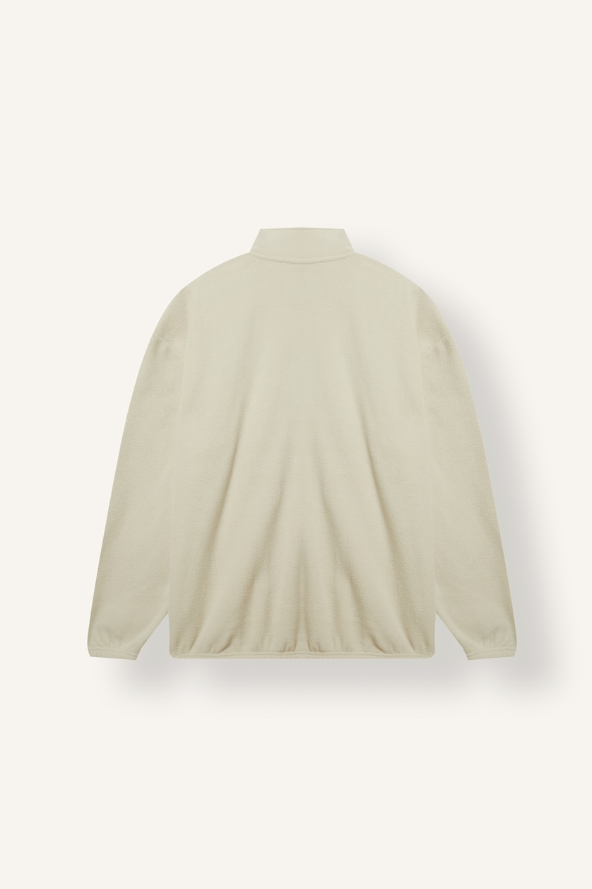 MESHKUJ Stone Boxy Fit fleece Sweatshirt