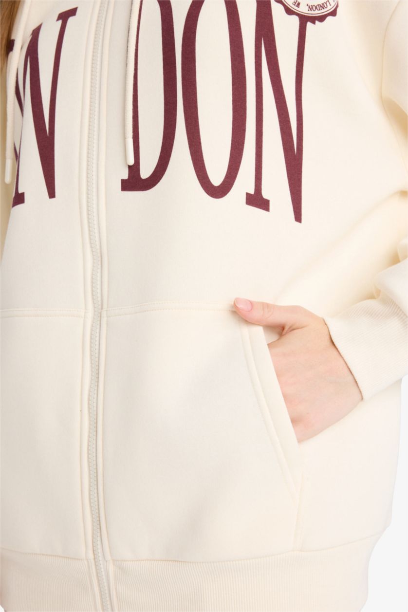 Әйелдерге экру үлкен пішім дөңгелек жаға Кардиган