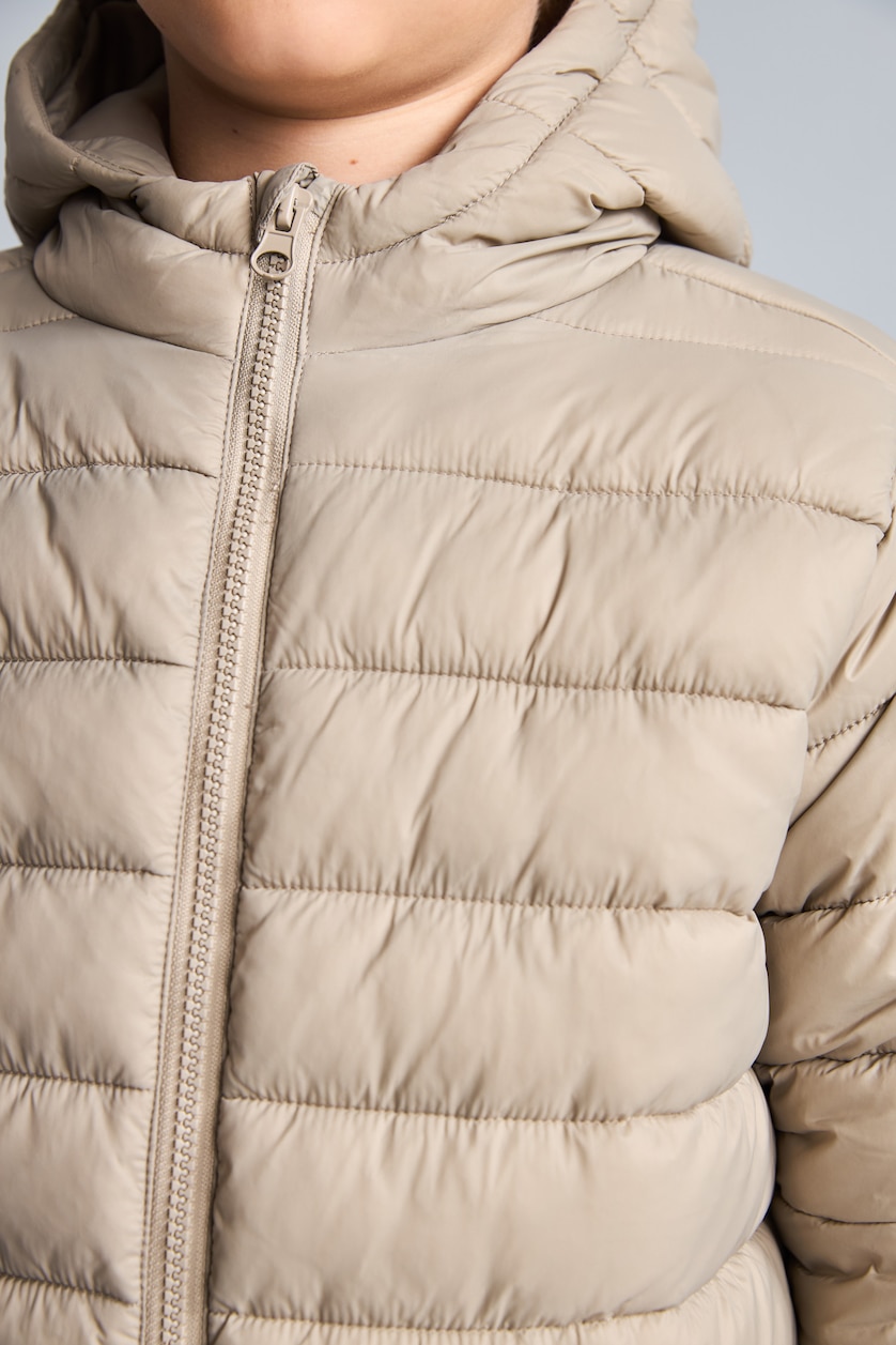 Young Boys - Teen Boys Beige Boy Hooded Puffer Jacket