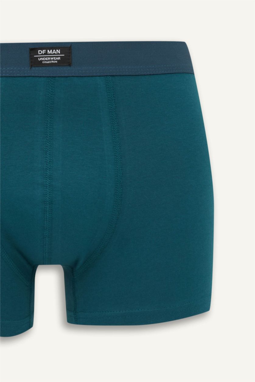 Erkek Koyu Mavi Regular Fit 3'lü Boxer