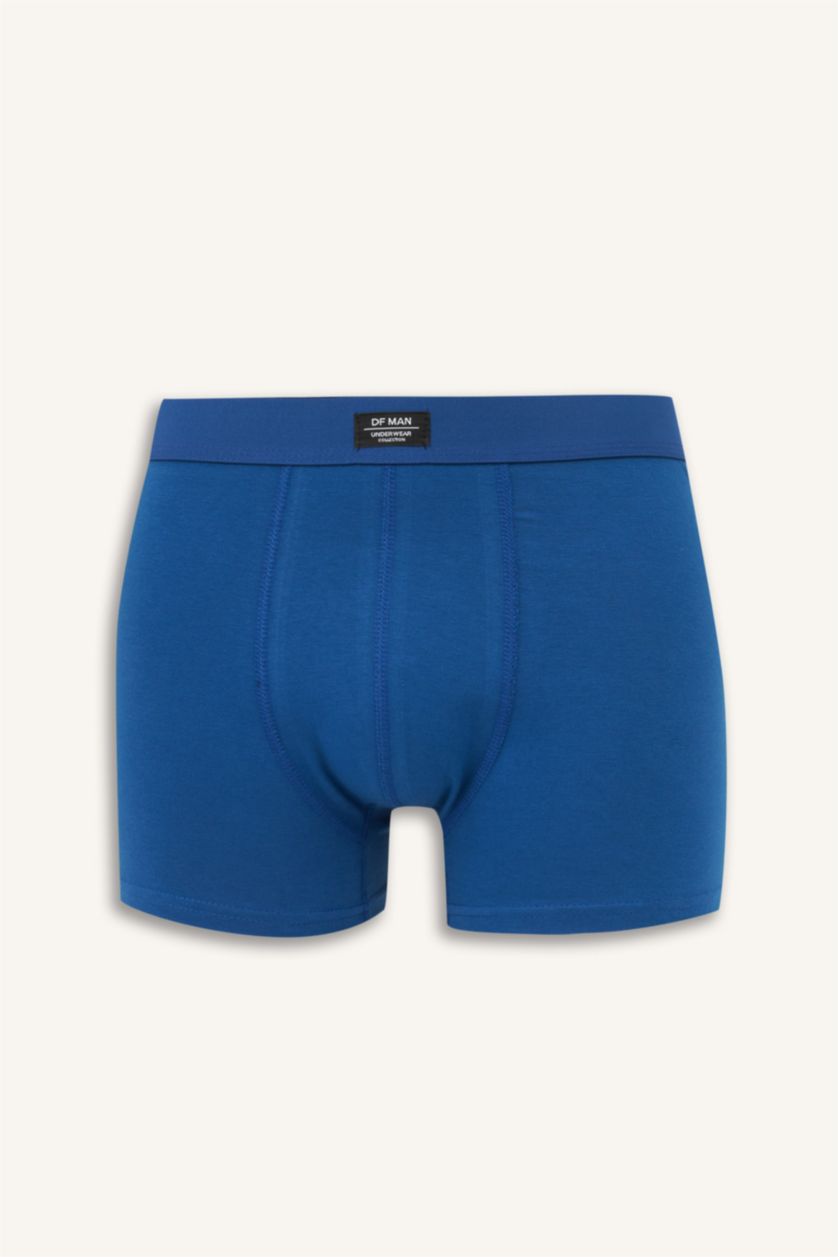 Erkek Koyu Mavi Regular Fit 3'lü Boxer