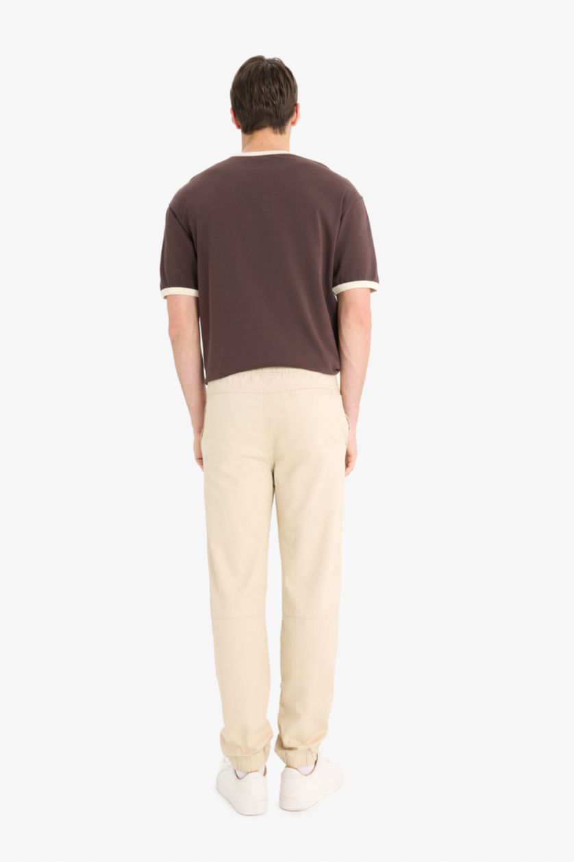 Ерлер Құм джоггер пішімі габардин жүгіруші Шалбар